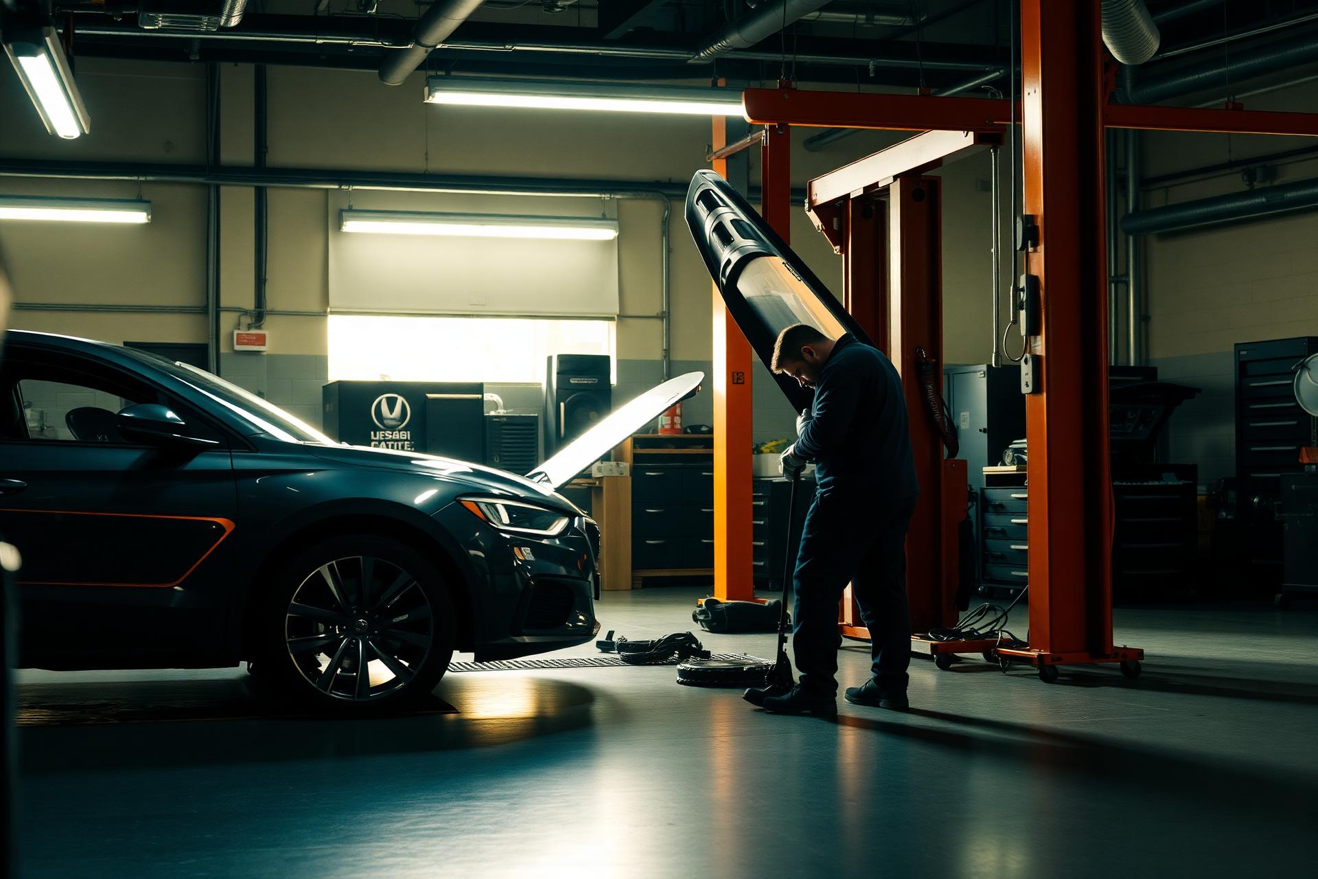 Platinum Express Auto Repair & Collision shop interior in Arlington TX